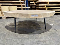Suar boomstam salontafel 130/100 cm - afbeelding 4 van  5