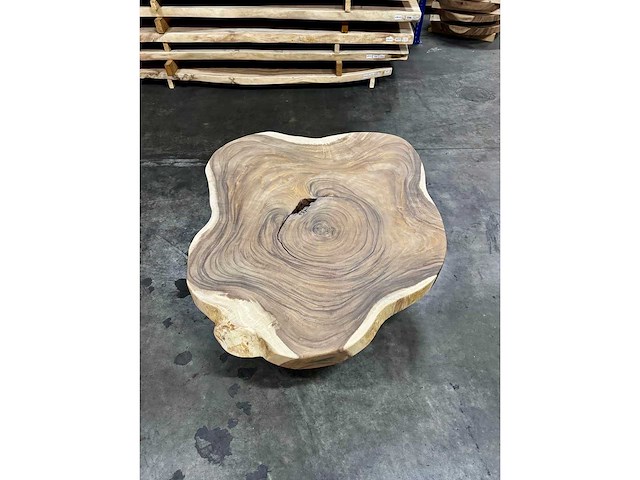 Suar boomstam salontafel. - afbeelding 2 van  5