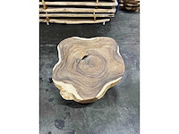 Suar boomstam salontafel. - afbeelding 2 van  5