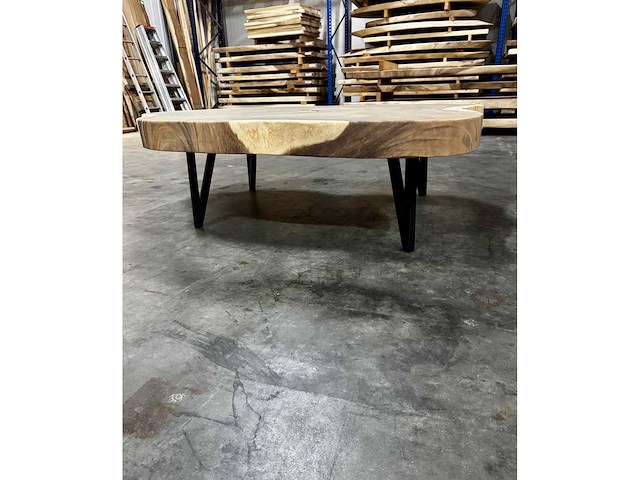 Suar boomstam salontafel. - afbeelding 4 van  5