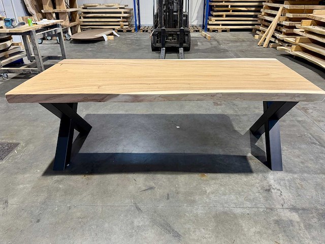 Suar boomstam tafel 220 cm. - afbeelding 3 van  3