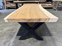 Suar boomstam tafel 240 cm. - afbeelding 3 van  3
