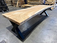 Suar boomstam tafel 300 cm. - afbeelding 1 van  3