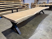 Suar boomstam tafel 455 cm. - afbeelding 1 van  4