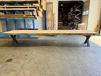 Suar boomstam tafel 500 cm. - afbeelding 3 van  5