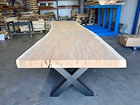 Suar boomstam tafel 500 cm. - afbeelding 4 van  5