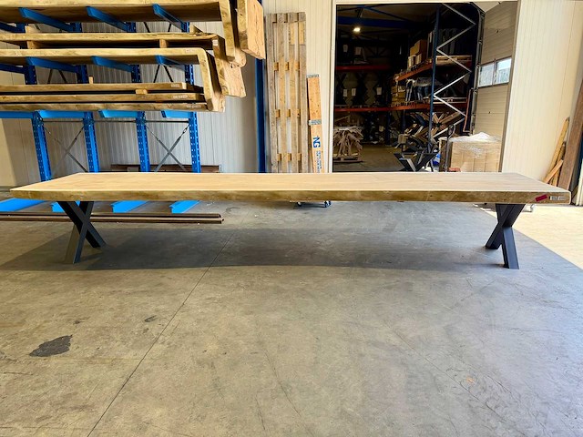 Suar boomstam tafel 500 cm. - afbeelding 3 van  5