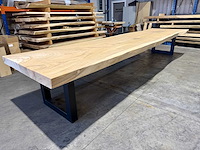Suar boomstam tafel 500 cm. - afbeelding 1 van  5