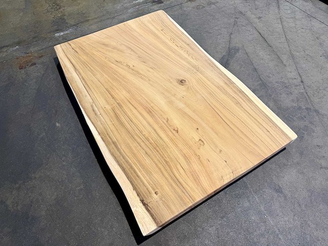 Suar boomstam tafelblad 120 cm. - afbeelding 2 van  2