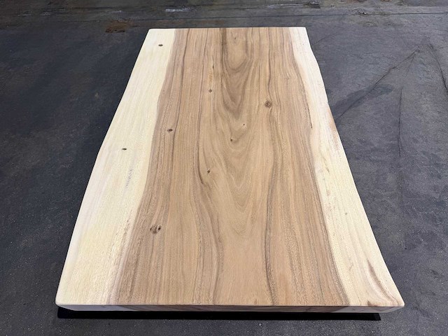 Suar boomstam tafelblad 120 cm. - afbeelding 1 van  2
