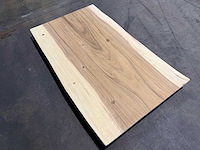 Suar boomstam tafelblad 120 cm. - afbeelding 2 van  2