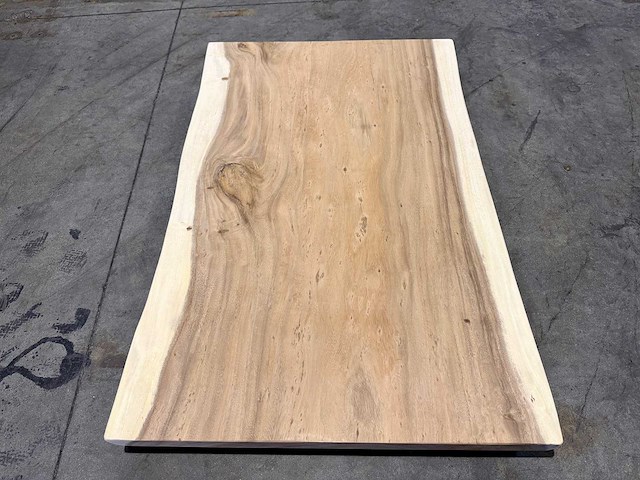 Suar boomstam tafelblad 120 cm. - afbeelding 1 van  2