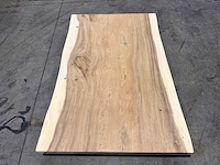Suar boomstam tafelblad 120 cm. - afbeelding 1 van  2