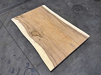 Suar boomstam tafelblad 120 cm. - afbeelding 2 van  2