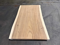 Suar boomstam tafelblad 120 cm. - afbeelding 1 van  2