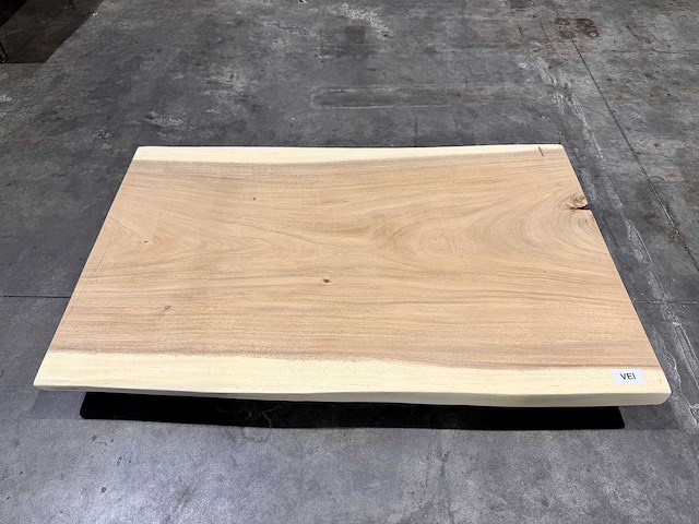 Suar boomstam tafelblad 120 cm. - afbeelding 2 van  2