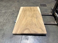 Suar boomstam tafelblad 120 cm.