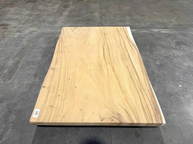 Suar boomstam tafelblad 120 cm. - afbeelding 1 van  2