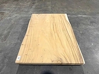 Suar boomstam tafelblad 120 cm.