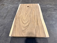 Suar boomstam tafelblad 140 cm. - afbeelding 1 van  2