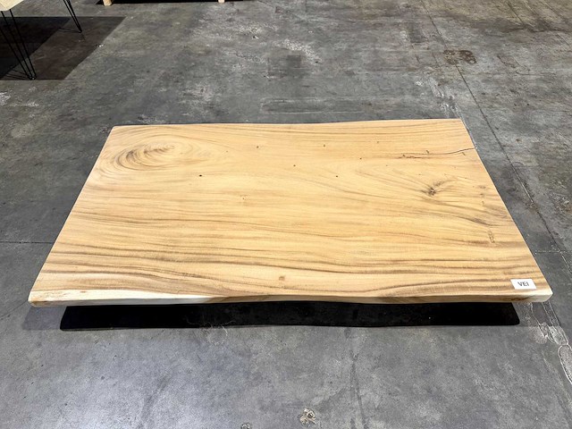 Suar boomstam tafelblad 140 cm. - afbeelding 1 van  2