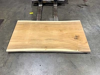 Suar boomstam tafelblad 140 cm.