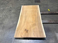 Suar boomstam tafelblad 140 cm. - afbeelding 2 van  2