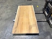 Suar boomstam tafelblad 140 cm. - afbeelding 2 van  2