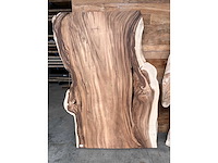 Suar boomstam tafelblad 220 cm - afbeelding 1 van  1