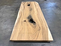 Suar boomstam tafelblad 280 cm. - afbeelding 2 van  2