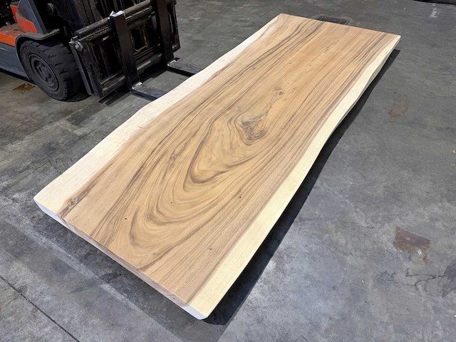 Suar boomstam tafelblad 280 cm. - afbeelding 1 van  3