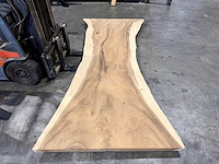 Suar boomstam tafelblad 300 cm. - afbeelding 4 van  4