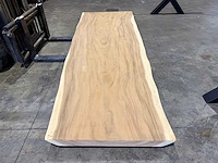 Suar boomstam tafelblad 300 cm. - afbeelding 1 van  4
