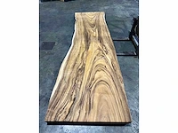 Suar boomstam tafelblad 350 cm - afbeelding 2 van  2