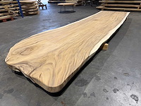 Suar boomstam tafelblad 450 cm. - afbeelding 2 van  7
