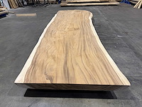 Suar boomstam tafelblad 450 cm. - afbeelding 4 van  7