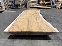 Suar boomstam tafelblad 450 cm. - afbeelding 5 van  7