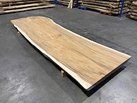 Suar boomstam tafelblad 450 cm. - afbeelding 6 van  7