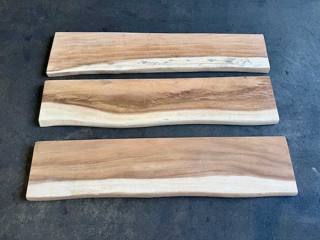 Suar boomstam wand plank (3x) - afbeelding 1 van  2