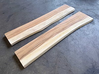 Suar boomstam wandplank (2x) - afbeelding 2 van  2