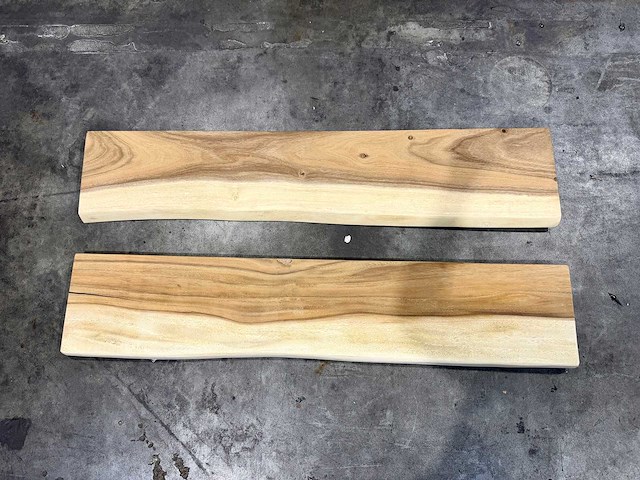 Suar boomstam wandplanken (2x) - afbeelding 1 van  2