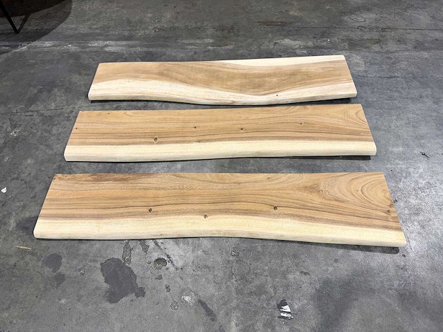 Suar boomstam wandplanken (3x) - afbeelding 2 van  2