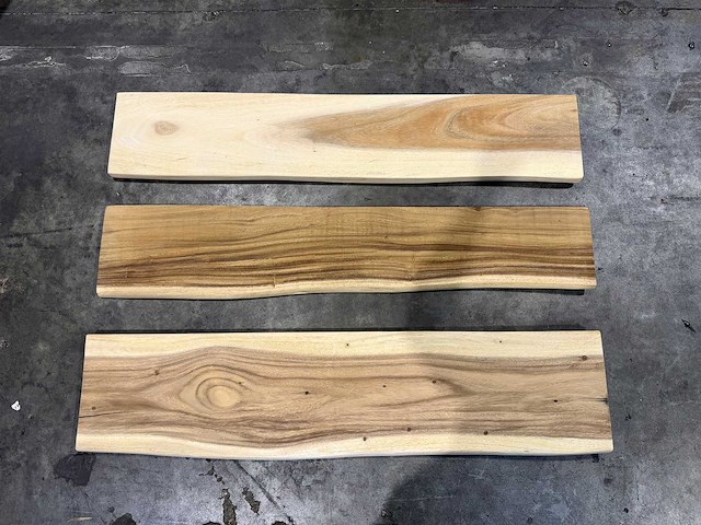 Suar boomstam wandplanken (3x) - afbeelding 1 van  2