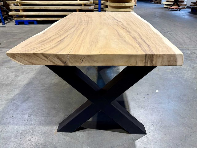 Suar boomstamtafel 200 cm. - afbeelding 3 van  3