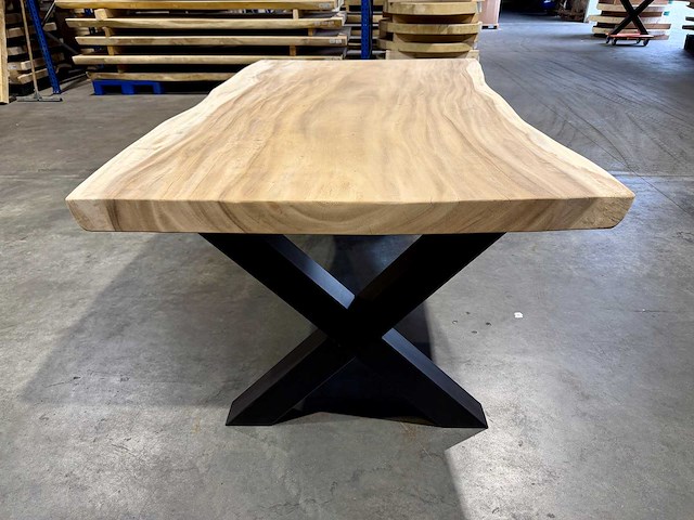 Suar boomstamtafel 200 cm. - afbeelding 3 van  3