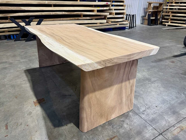 Suar boomstamtafel 200 cm. - afbeelding 2 van  5