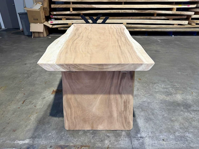 Suar boomstamtafel 200 cm. - afbeelding 4 van  5