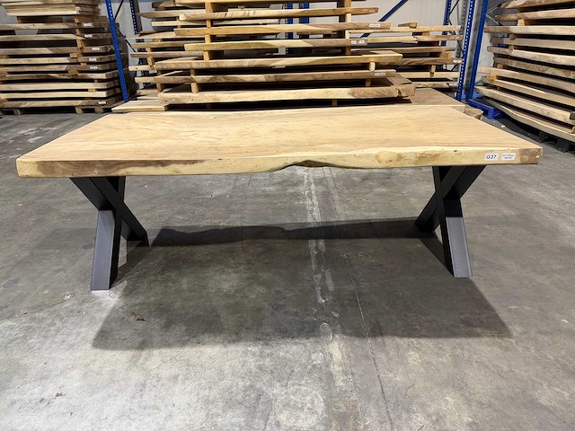 Suar boomstamtafel 220 cm. - afbeelding 2 van  4