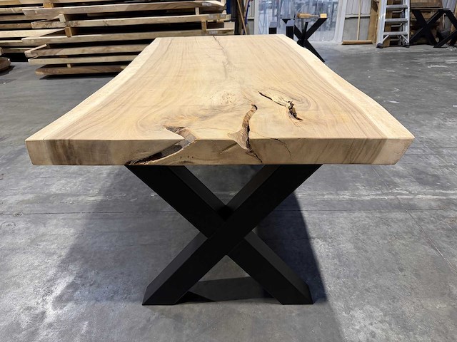Suar boomstamtafel 220 cm. - afbeelding 4 van  4