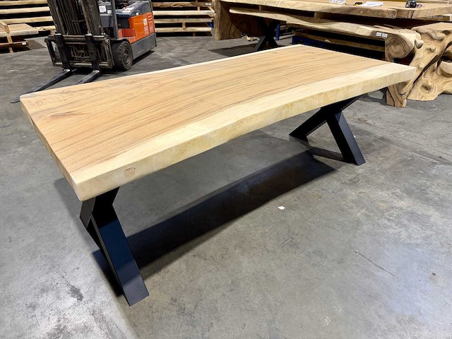Suar boomstamtafel 220 cm. - afbeelding 2 van  3